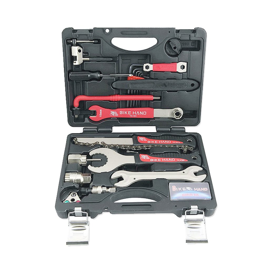 Bike Repair Set, 18 Piece Kit Bicycle Tools Set Bicycle Repair Tool Set Bike Tire Repair Tool Kit Bicycle Tool Box for Bicycle Maintenance and Repair, for Most Mountain Bike and Road Bike,Set