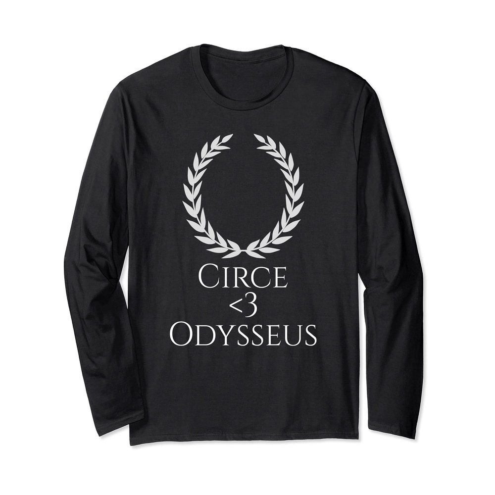Ancient Greek Mythology - Circe <3 Odysseus - Homeric Epic Long Sleeve T-Shirt