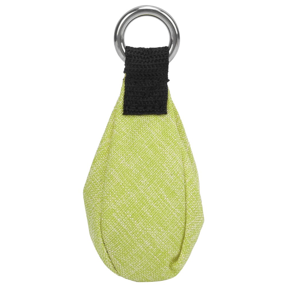 Alomejor Throwing Weight Bag, 250g/300g/350g/400g Portable Arborist Rope Throw Weight Bag with Metal Ring Mini Sandbags for Rock Climbing(400G)