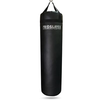 Proslayer 6ft Tall 150lb Muay Thai Kickboxing Boxing MMA Heavy Bag - Unfilled - Black - Made in USA