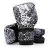 Fairtex BGV14 Muay Thai Boxing Microfibre Gloves for Men, Women, Kids | MMA Gloves, Kickboxing, Gym, Workout | Premium Quality, Light Weight & Shock Absorbent Boxing Gloves- (Black/White/14oz) view 1