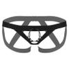 ACSUSS Men Hollow Out Erotic Underwear Briefs Lingerie Harness Belt Strap Elastic Band Clubwear Black C One Size view 1