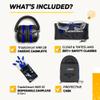 TradeSmart All-in-One Shooting Ear Protection - Comfort+ NRR 28 Earmuffs, Glasses & Earplugs + Carry Case view 2
