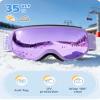 findway Kids Ski Goggles, Kids Snowboard Goggles for Boys Girls Toddler age 3-12 view 2