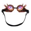 OMGREAT Steampunk Kaleidoscope Goggles with Rainbow Crystal Glass Lens, Perfect for Cosplay, Party, and Festivals view 4