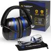 TradeSmart High-Performance Earmuffs for Shooting Range & Shooting Eye Protection Glasses + Firearm Confidence Course Included view 1
