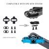Mountain Bike Pedals - Dual Function Flat and Clipless Pedal - 3 Sealed Bearing Platform Pedals Clipless Compatible, Bicycle Pedals for BMX Spin Exercise Peloton Trekking Bike view 3