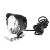 Front Light Electric Bike, 2 in 1 Horn LED Head Light Front Bright Lamp 12V-80V for Electric Bike Scooter Moped 5.4 x 5.2cm view 1