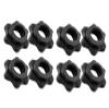 4 Pairs Dumbbell Hex Nut,Dumbbell Rod Nut,Spinlock Collars for Barbells Bars Training Sports DaJiKan (Color : Black) view 1