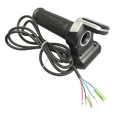 36/48/60V Electric Scooter Throttle Grip Twist Speed Cycling Handlebar with LED Display Electric Bicycle Accessories DaJiKan (Color : 48V)