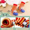 Eocom 6 Pairs Baby Boys Girls Wool Socks Infant Toddlers Kids Unisex Winter Thick Soft Warm Thermal Crew Socks (Stripe Car, 0-12 Months) view 3