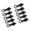 Fearless Paintball Rubber HPA Fill Nipple Cover with Lanyard - 10 Pack view 1