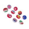 BESPORTBLE 10 PCS Silicone Tennis Racket Vibration Dampeners Round Shape National Flag Pattern Tennis Racquet Absorbers Tennis Racket Strings Dampers for Tool view 3