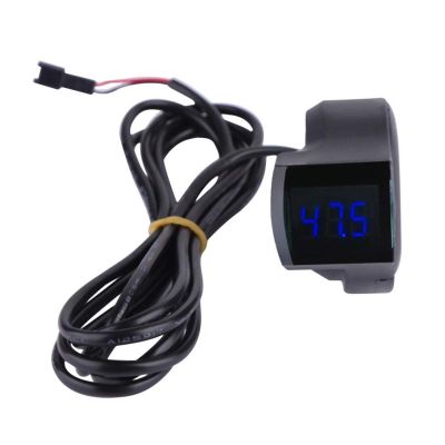 12-99V Universal Electric Bicycle Voltage Display Handlebar Voltmeter Display for Electric Bike Scooter Electric Bike Accessories DaJiKan