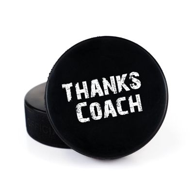 Buffalo Bottle Craft Hockey Puck- Best Coach Printed Gift Personalized Puck- Official Size-Thanks Coach,Team Custom Design Real Hockey Puck Gift
