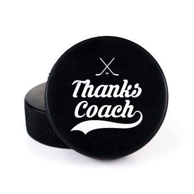 Buffalo Bottle Craft Hockey Puck- Best Coach Printed Gift Personalized Puck- Official Size-Thanks Coach,Team Custom Design Real Hockey Puck Gift