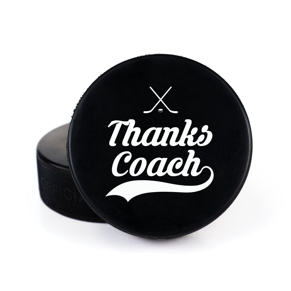 Buffalo Bottle Craft Hockey Puck- Best Coach Printed Gift Personalized Puck- Official Size-Thanks Coach,Team Custom Design Real Hockey Puck Gift