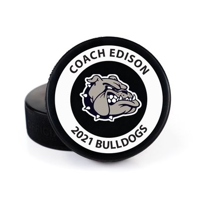 Buffalo Bottle Craft Hockey Puck- Best Coach Printed Gift Personalized Puck- Official Size-Thanks Coach,Team Custom Design Real Hockey Puck Gift