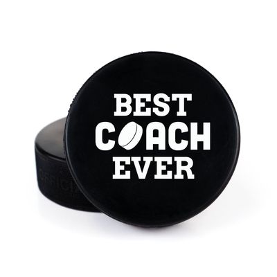 Buffalo Bottle Craft Hockey Puck- Best Coach Printed Gift Personalized Puck- Official Size-Thanks Coach,Team Custom Design Real Hockey Puck Gift