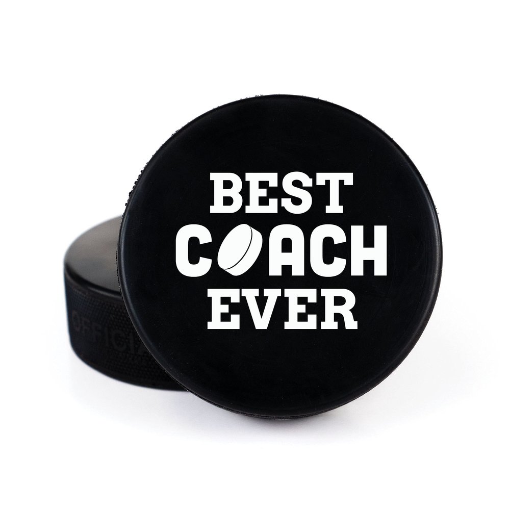 Buffalo Bottle Craft Hockey Puck- Best Coach Printed Gift Personalized Puck- Official Size-Thanks Coach,Team Custom Design Real Hockey Puck Gift