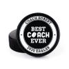 Buffalo Bottle Craft Hockey Puck- Best Coach Printed Gift Personalized Puck- Official Size-Thanks Coach,Team Custom Design Real Hockey Puck Gift view 1