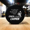 Buffalo Bottle Craft Hockey Puck- Best Coach Printed Gift Personalized Puck- Official Size-Thanks Coach,Team Custom Design Real Hockey Puck Gift view 4