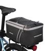 JXFUKAL Rear Bike Rack Bag with Rain Cover, 7L/9L/10L/12L Waterproof Bicycle Ebike Saddle Bag Cycling Pannier Trunk Carrier with Reflector & Adjustable Cord for Commuter Travel Outdoor view 1