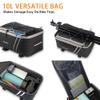 JXFUKAL Rear Bike Rack Bag with Rain Cover, 7L/9L/10L/12L Waterproof Bicycle Ebike Saddle Bag Cycling Pannier Trunk Carrier with Reflector & Adjustable Cord for Commuter Travel Outdoor view 2