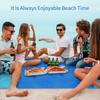 Beach Blanket, Beach Mat Sand Free Waterproof 79" X 83" Suitable for 4-7 Adults, Waterproof Lightweight Picnic Blankets for Travel, Camping, Hiking view 4