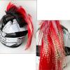 HHongJM Mohawk for Helmet Wigs Hair Helmet Mohawk Helmet Decoration Hawk for Motorcycle Bicycle Snowboarding Skiing Biking Cycling Helmets, Reusable Design Hawk (Helmet Not Included) (005) view 3