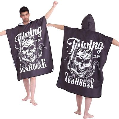 LSDRALOBBEB Beach Towels Sports Towel Beach Towel Wrap Printed Quick-Drying Shawl Hood Windproof Sunscreen Wearable Beach Towel Strong Absorption Sport Robe 901(Color:5;Size:One Size)