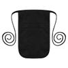 TopTie Server Money Pouch Wallet Fanny Pack Waist Apron Bag with Extra Long Ties for Men & Women-Black view 1