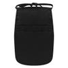 TopTie Server Money Pouch Wallet Fanny Pack Waist Apron Bag with Extra Long Ties for Men & Women-Black view 2