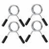 Barbell Spring Clip, 4 Pcs 24mm / 48mm Barbell Clamp Spring Collar Clip Dumbbell Spring Lock Fitness Equipment Lifting Kit(Inner Diameter 48mm (4 Pieces)