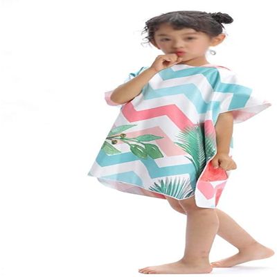 LSDRALOBBEB Beach Towels Sports Towel Beach Towel Children's Quick-Drying Hooded Swimming Bathrobe Changing Cloak Beach Swimming Sport Robe 901(Color:3;Size:One Size)