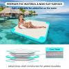 AZXRHWYGS Inflatable Floating Dock Platform Floating Island Raft Water Mat Swim Raft with None-Slip Surface for Pool Beach Ocean view 2