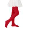 Zando Red Tights for Girls Size 7-8 - Ultra Soft Light Red Tights for Girls 6-8 Elastic Ballet Footed Halloween Tight Girl for Christmas Daily School 6-9 Years view 2