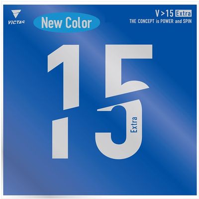 Victoras MAX 020461 Rubber Table Tennis Rubber V>15 Extra Extra Soft Back High Energy Tension Blue