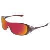LenzReborn Polarized Lens Replacement for Oakley Liv Sunglass - Fire Red - Polarized Mirrored view 2