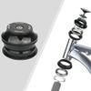 Bicycle Bearing Headset, Bicycle Headset Mountain Bike Fully Hidden Aluminum Alloy Peilin Bowl Group Mountain Bike Head Tube Road Car Bearing Bearing Bowl Group 44mm Fork Wrist External Group view 1
