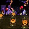 LAOWU Solar Halloween Light Up Pumpkin Lanterns Decorations Retro Portable Camping Kerosene Lamp Solar Halloween Lantern view 4