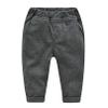 iiniim 4Pcs Baby Boys Gentleman Outfits Sets Long Sleeve Romper/Shirts + Vest +Pants +Bow Tie Wedding Party Tuxedos Suit Grey 6-9 Months view 4