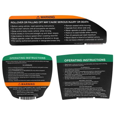 CartClan Club Car Precedent Steering Wheel Sticker&Dashboard Sticker Kit
