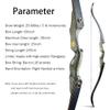ZSHJGJR 60" Archery Recurve Bow 25-60lbs Takedown Hunting Bow and Arrow Set Right Handed Wooden Bow Riser for Adult Target Hunting Shooting (30lbs, Bow Set with Black Bow Case) view 3