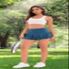 Yknktstc Women Pleated Tennis Skirt with Shorts High Waist Golf Skort Athletic Mini Skirt with Pockets Medium Olive Green view 3