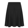 YiZYiF Kids Girls' Solid Flared A-Line Skirt Full Circle School Skater Skirt Knee Length Black 8 Years view 2
