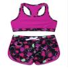 YONGHS Kids Girls 2 Pieces Bathing Suit Beach Swimsuit Sports Swimwear Tankinis Top with Shorts Set Rose Red 12 view 3