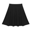 YiZYiF Kids Girls' Solid Flared A-Line Skirt Full Circle School Skater Skirt Knee Length Black 6 Years view 4