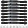 EATHEATY 8 Pack Kayak Handles Replacement, Heavy Duty Kayak Carry Handles, Durable Canoe Boat Side Mount Handle Accessory Kit for Kayaks Boat Suitcase Luggage, Black, Including 40 Mounting Screws view 1