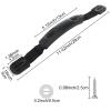 EATHEATY 8 Pack Kayak Handles Replacement, Heavy Duty Kayak Carry Handles, Durable Canoe Boat Side Mount Handle Accessory Kit for Kayaks Boat Suitcase Luggage, Black, Including 40 Mounting Screws view 2